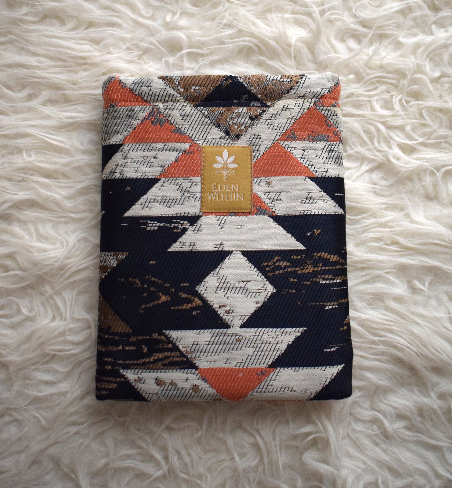 Tribal Peach Book Sleeve