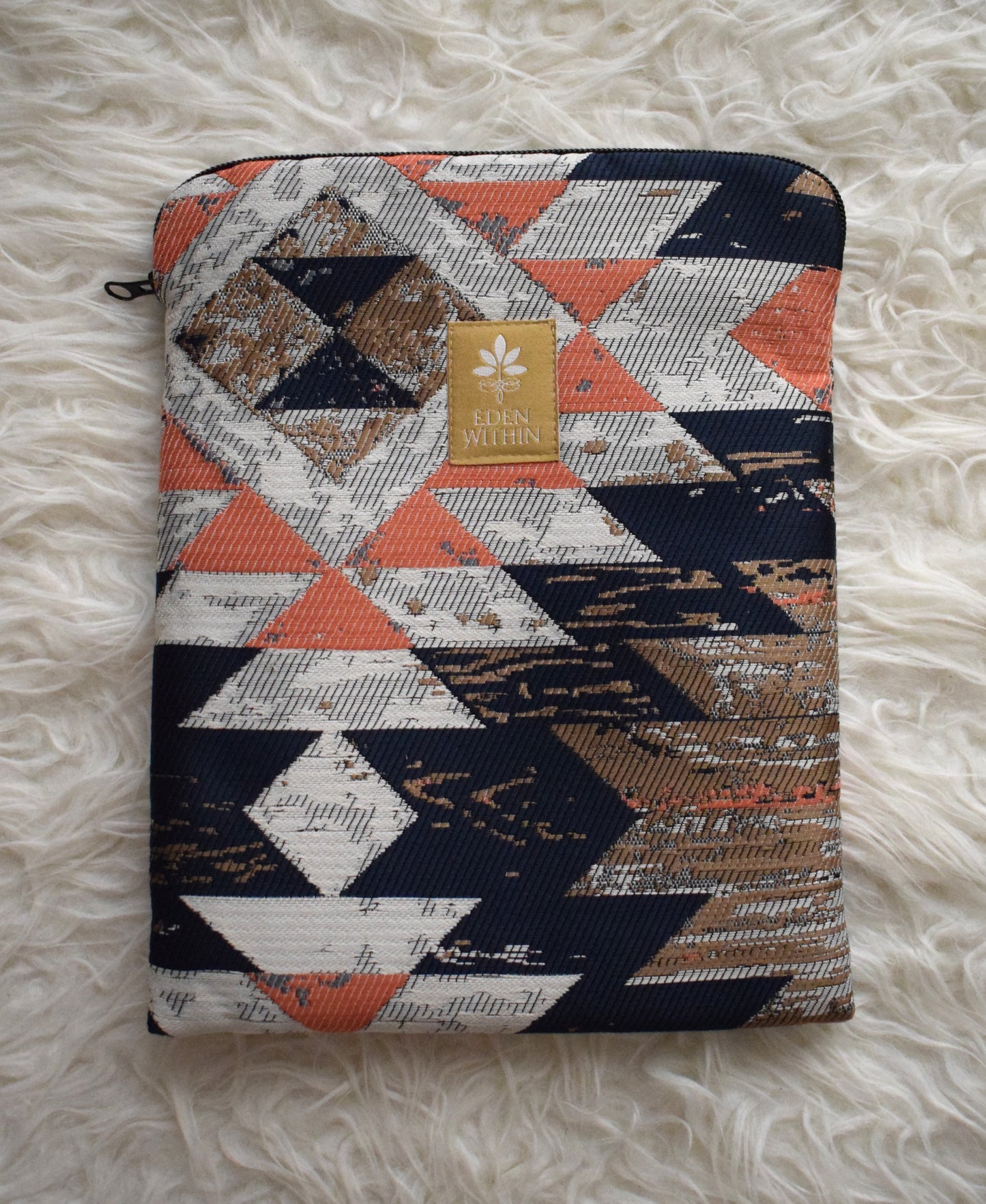 Tribal Peach Book Sleeve